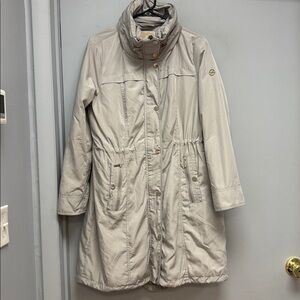 MICHAEL Michael Kors Women’s Light Gray Insulated Coat – Size L